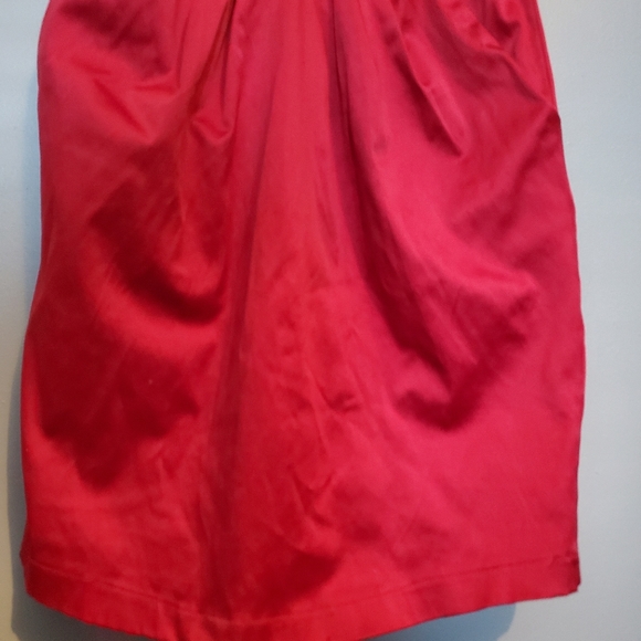 IMPRESS! White/Red Strapless Dress w/Pockets - Size M - Picture 6 of 7